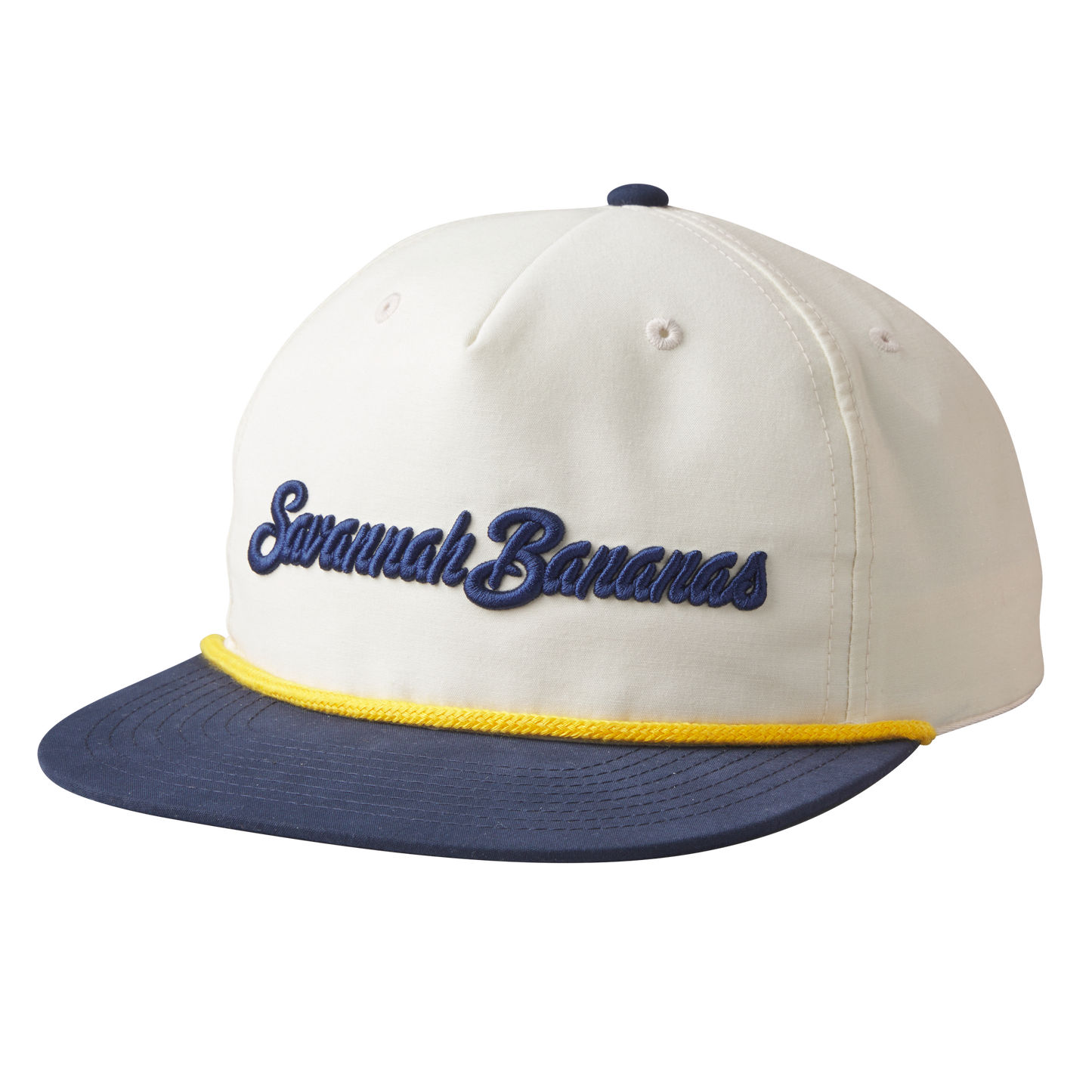 Bananas Evoshield Snapback Rope Hat Cream Navy