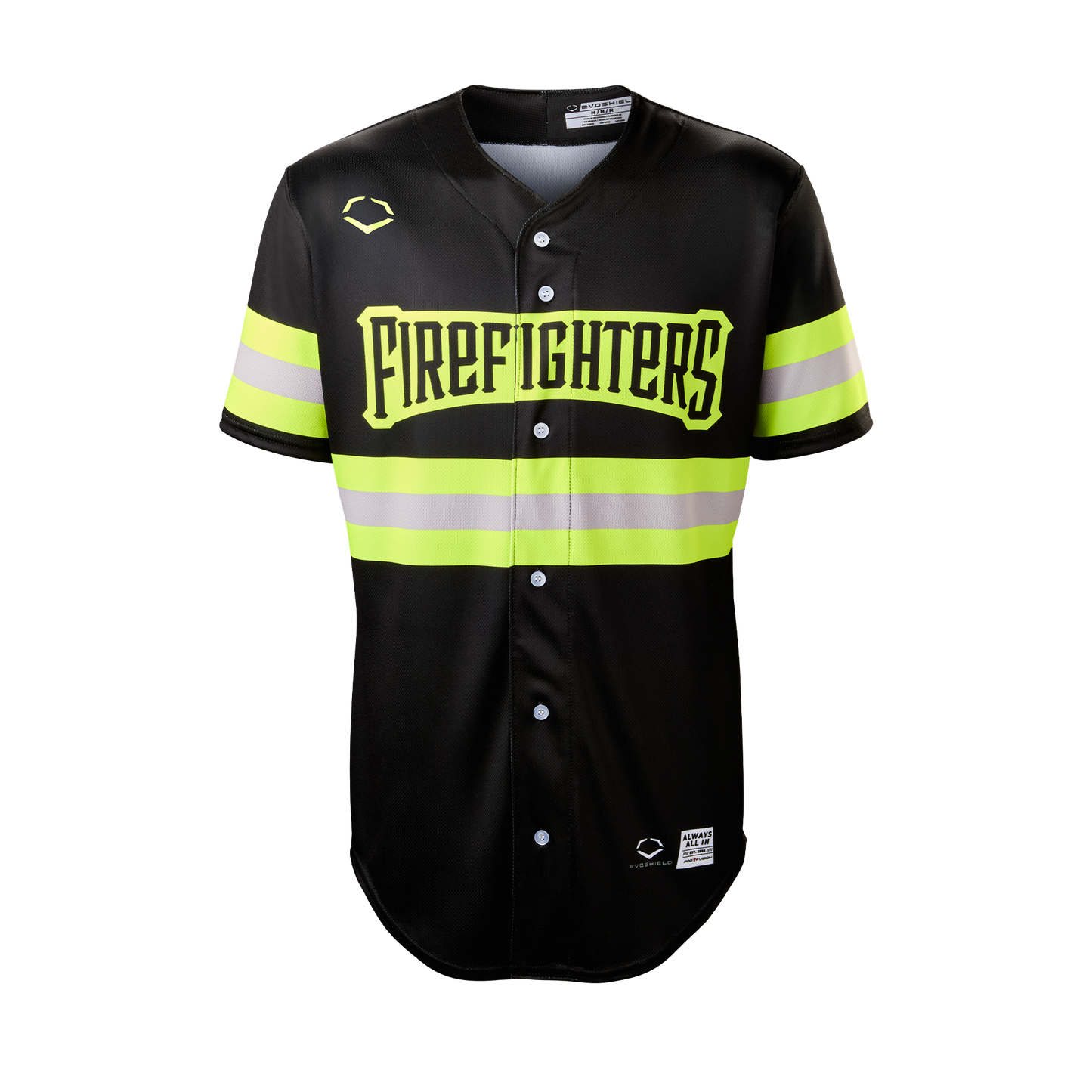 Firefighters EvoShield Jersey - Black Reflective