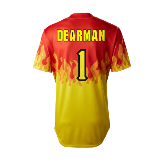Firefighters Christian Dearman #1 Player Jersey - Red