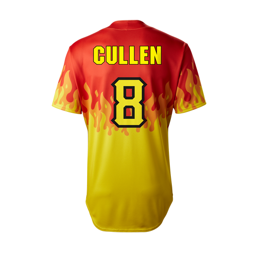 Firefighters Stephen Cullen #8 Player Jersey - Red