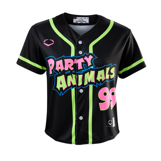 Women's Party Animals EvoShield Crop Jersey - Black