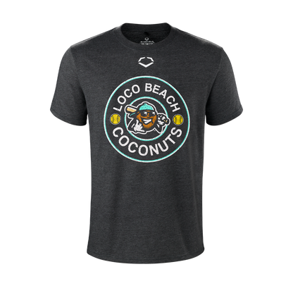 Coconuts EvoShield Circle Change Black Heather Tee