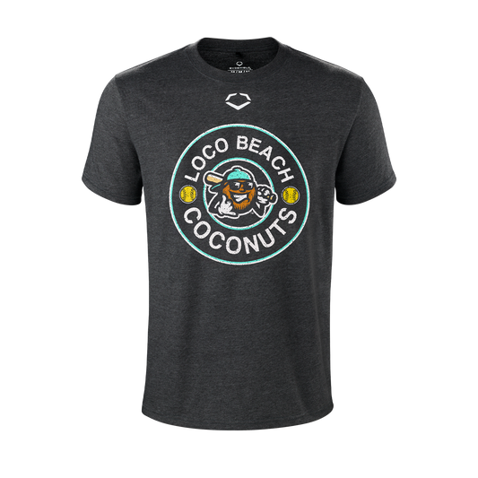 YOUTH Coconuts EvoShield Circle Change Black Heather Tee
