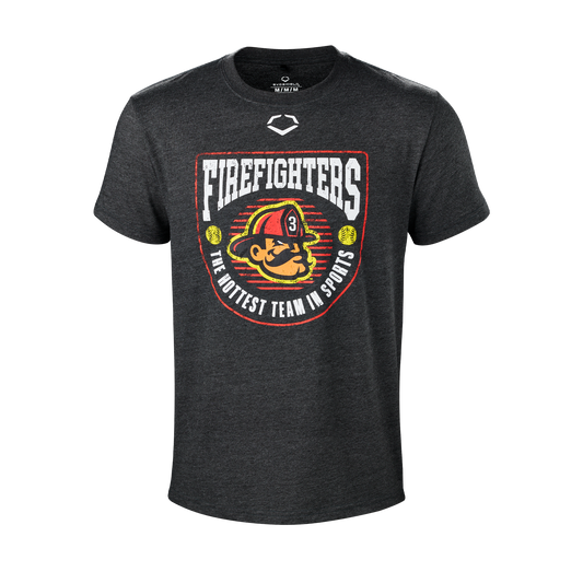 Firefighters EvoShield BB Shield Black Heather Tee
