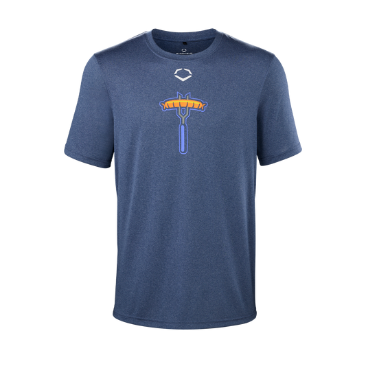 Tailgaters EvoShield Alternate Logo Tech Tee - Navy