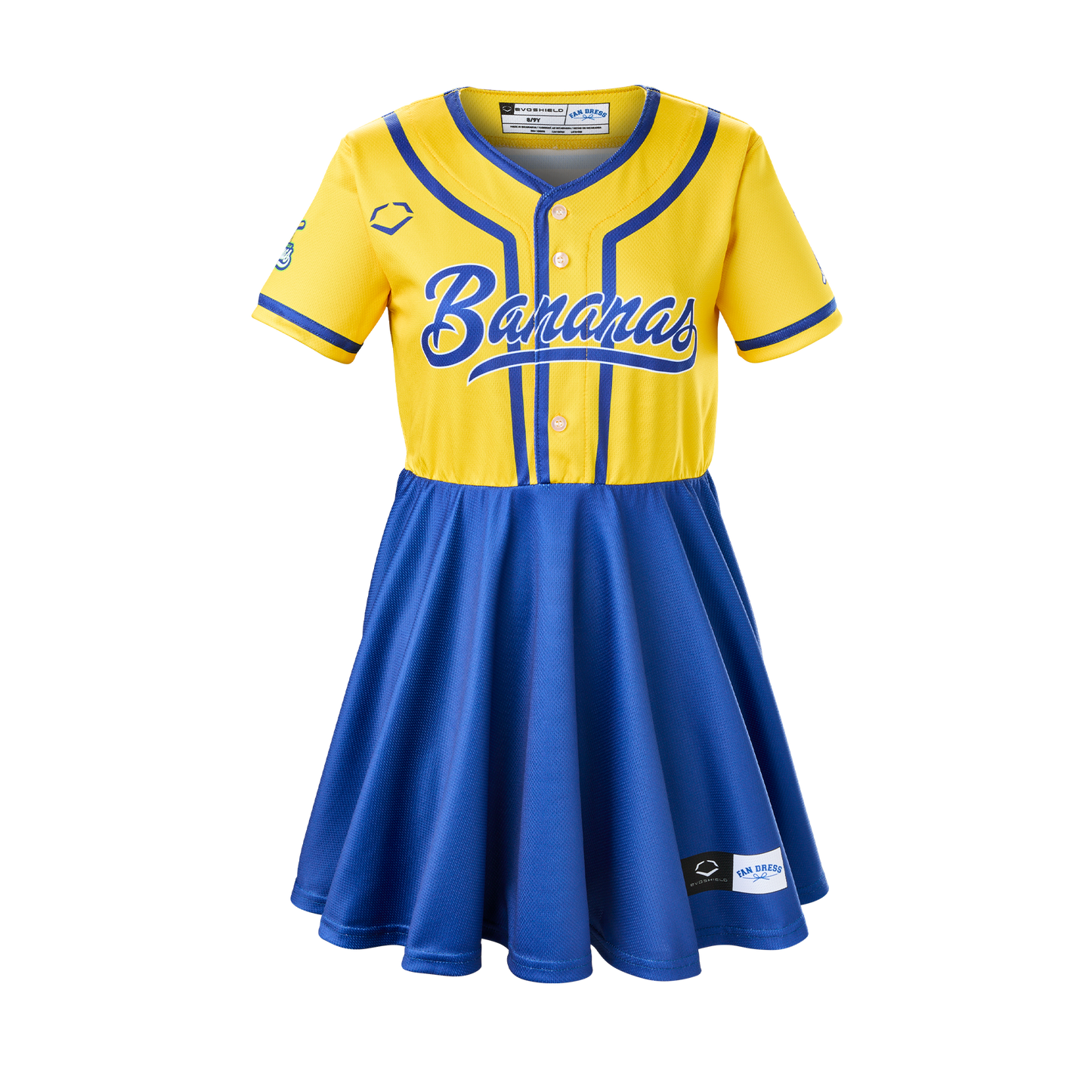 YOUTH Bananas Fan Dress Jersey - Yellow