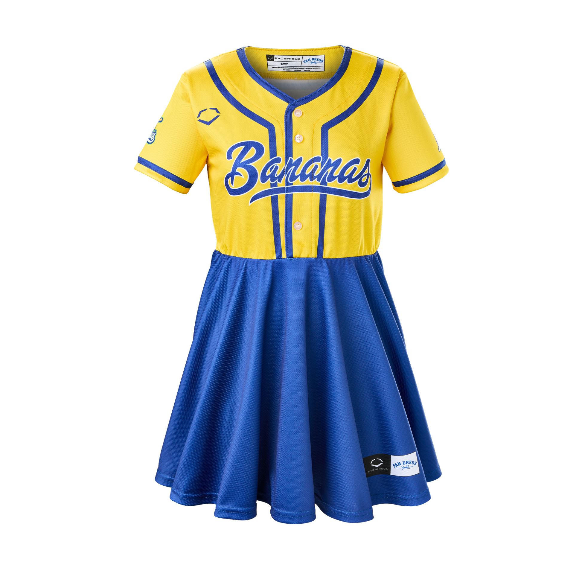 TODDLER Bananas Fan Dress Jersey - Yellow 4T TODDLER Bananas Fan Dress Jersey - Yellow 4T