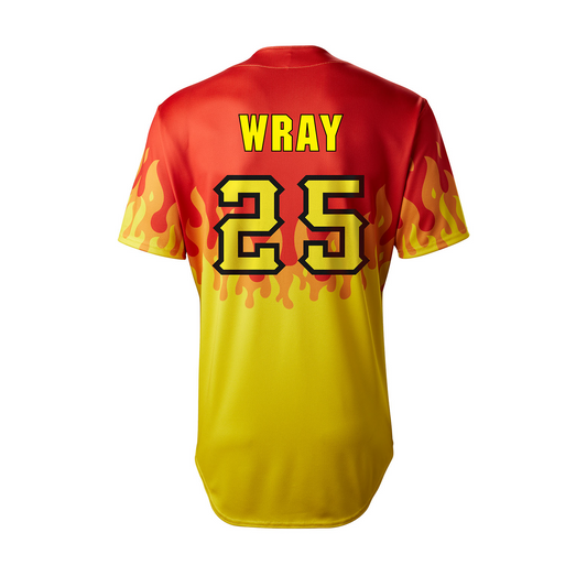 Firefighters Ga'Von Wray #25 Player Jersey - Red