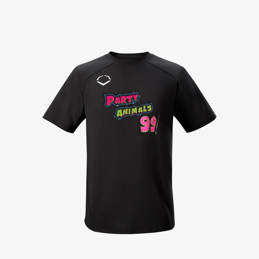 Party Animals EvoShield Short Sleeve Shirsey - Black