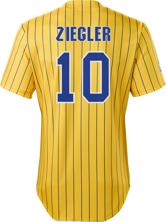 Bananas Alex "Ziggy" Ziegler #10 Evoshield Jersey - Pinstripe
