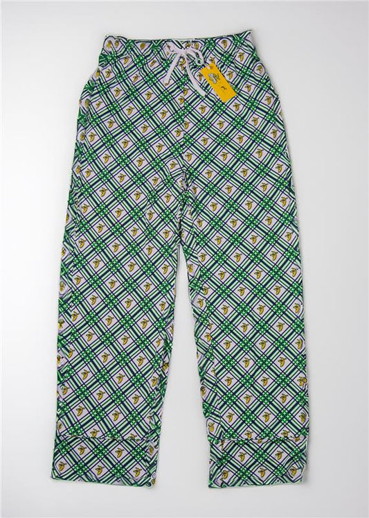 Bananas Button Down Pajama Pants - Plaid