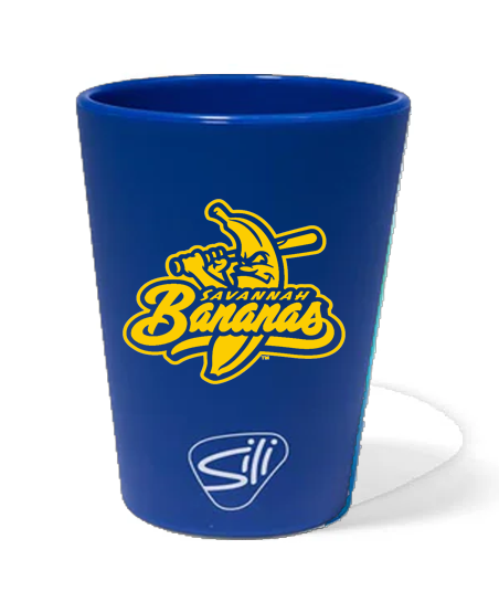 Bananas SiliPint Shot Glass - Blue