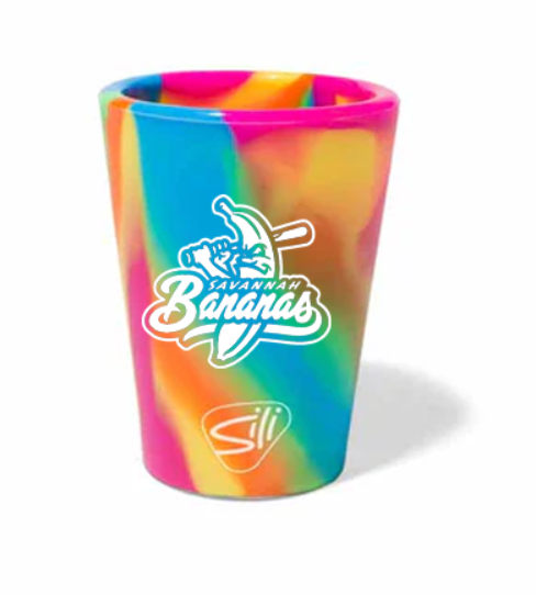 Bananas SiliPint Shot Glass - Hippie Tie Dye