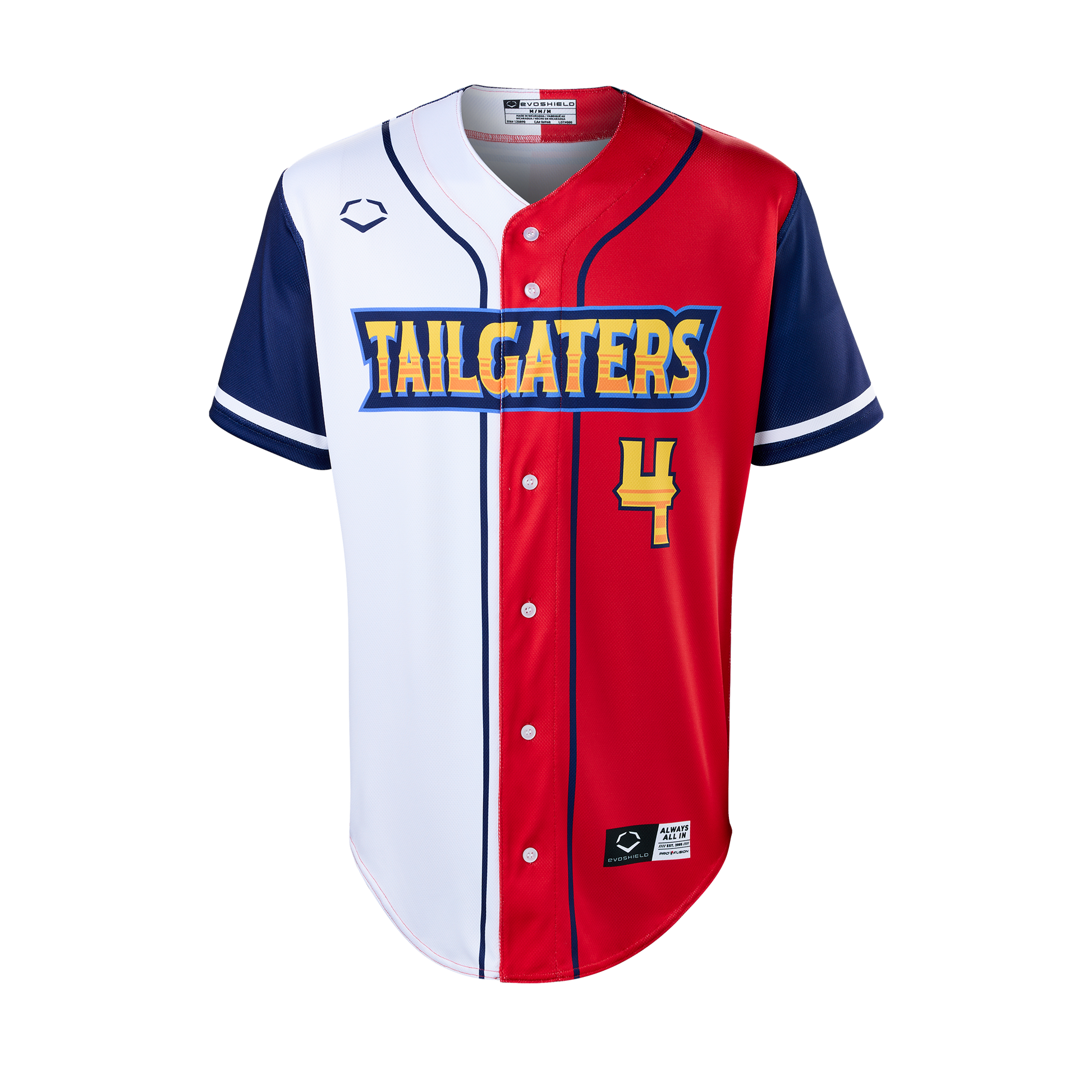 Tailgaters EvoShield BBCL Jersey - Texas Flag – Banana Ball