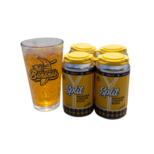 "Split" Bananas Cream Soda & Pint Glass Bundle