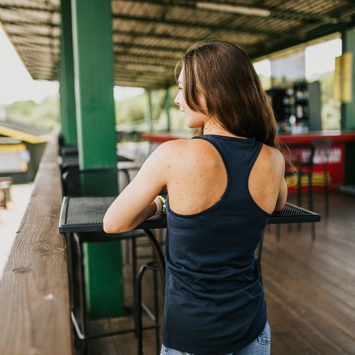 WOMEN'S Bananas Alternate Logo Tank - Navy