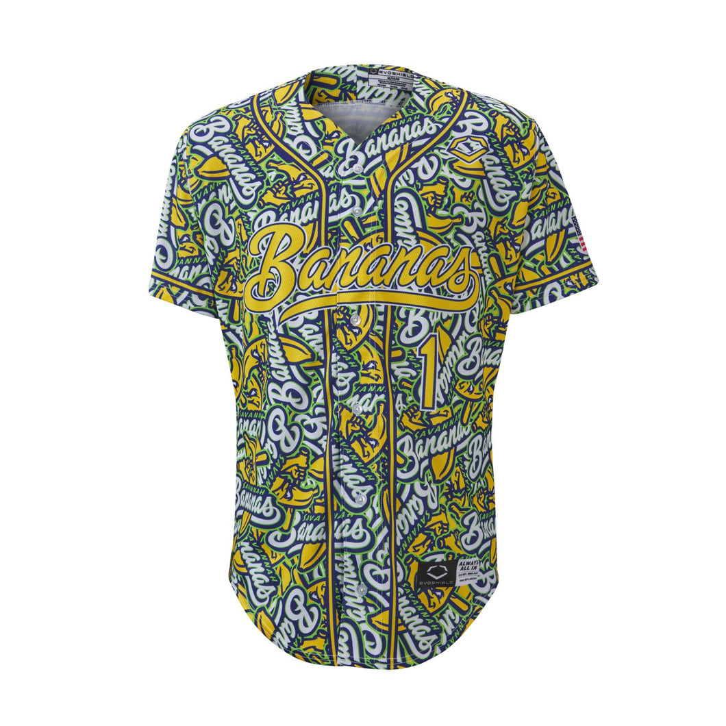Bananas EvoShield Jersey - Print – The Savannah Bananas
