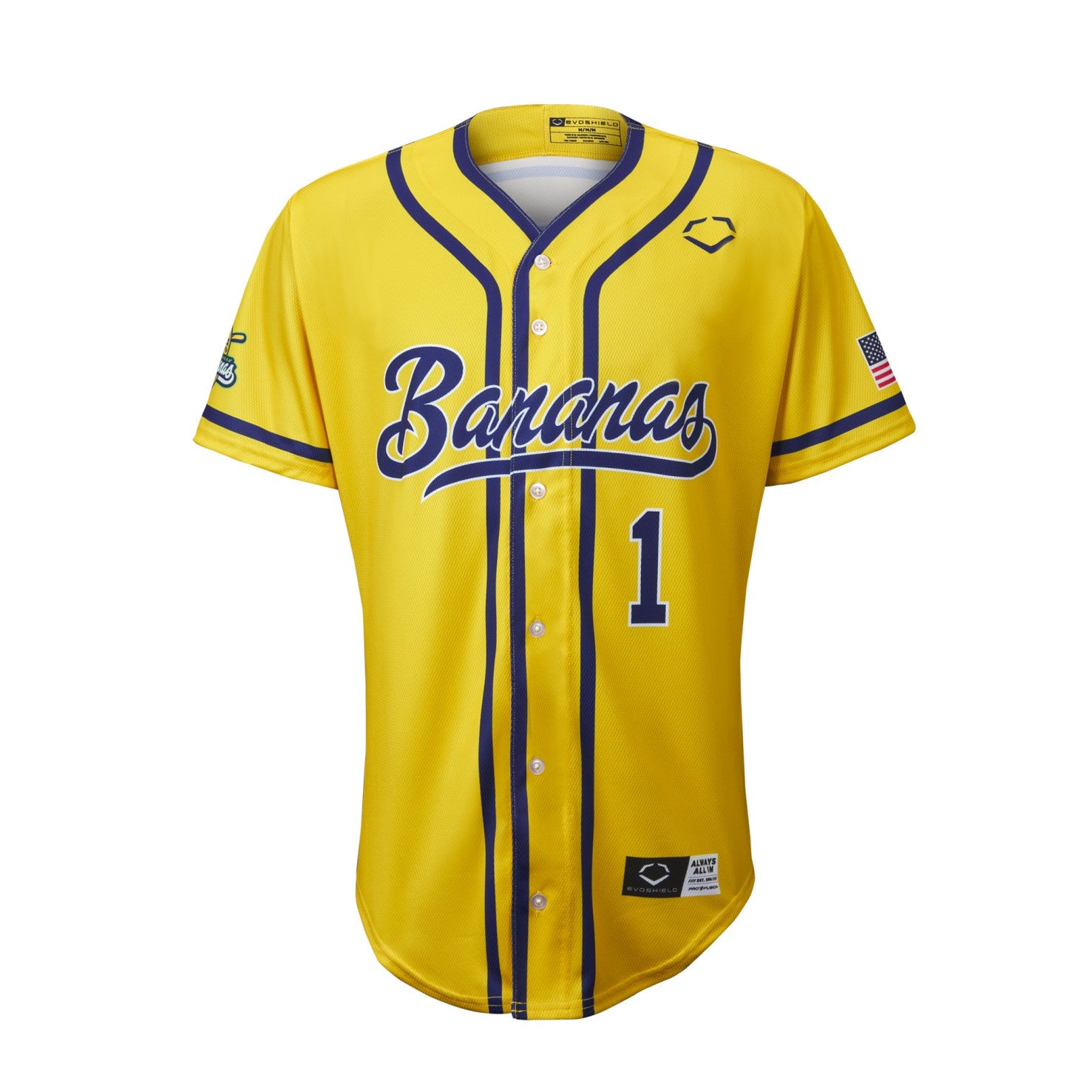 Savannah Bananas Jersey – Yellow – Men's S-5XL – BTT367 – Made In USA